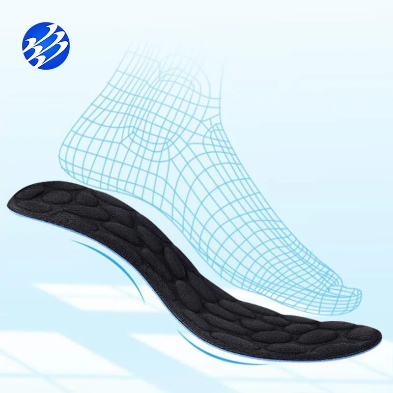 Soft Massage Insoles Shock-Absorbing Sports Insoles Unisex Massage Shoe Pad