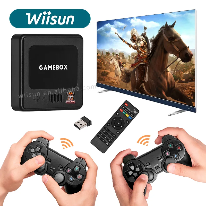 D G10 Game box 64/128GB Classic Video Game Consoles 4K Output Retro TV 3D Games ForPS1/PSP