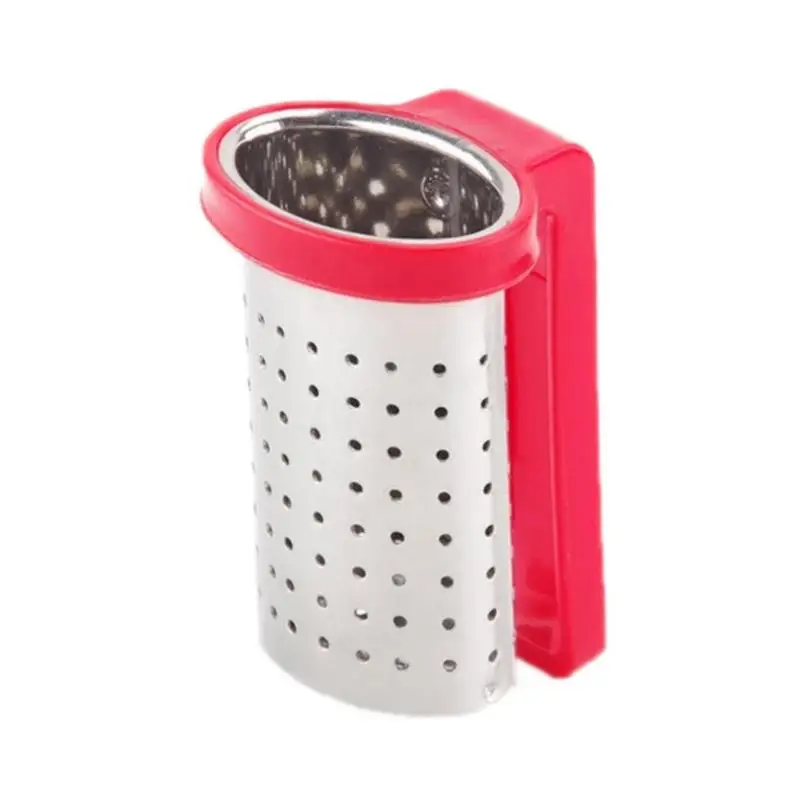 
New Tools Stainless Steel Tea Strainer Candy Color Tea Strainer Leaf Spice Filter Drinkware Kitchen Accessories 