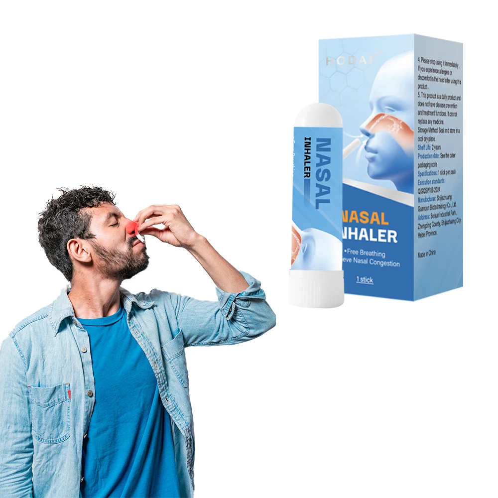 OEM NEW Effective Free Sample Eco-friendly Nose Inhaler Anti Snore Sleep Better Breathe Right Nasal Stick tube