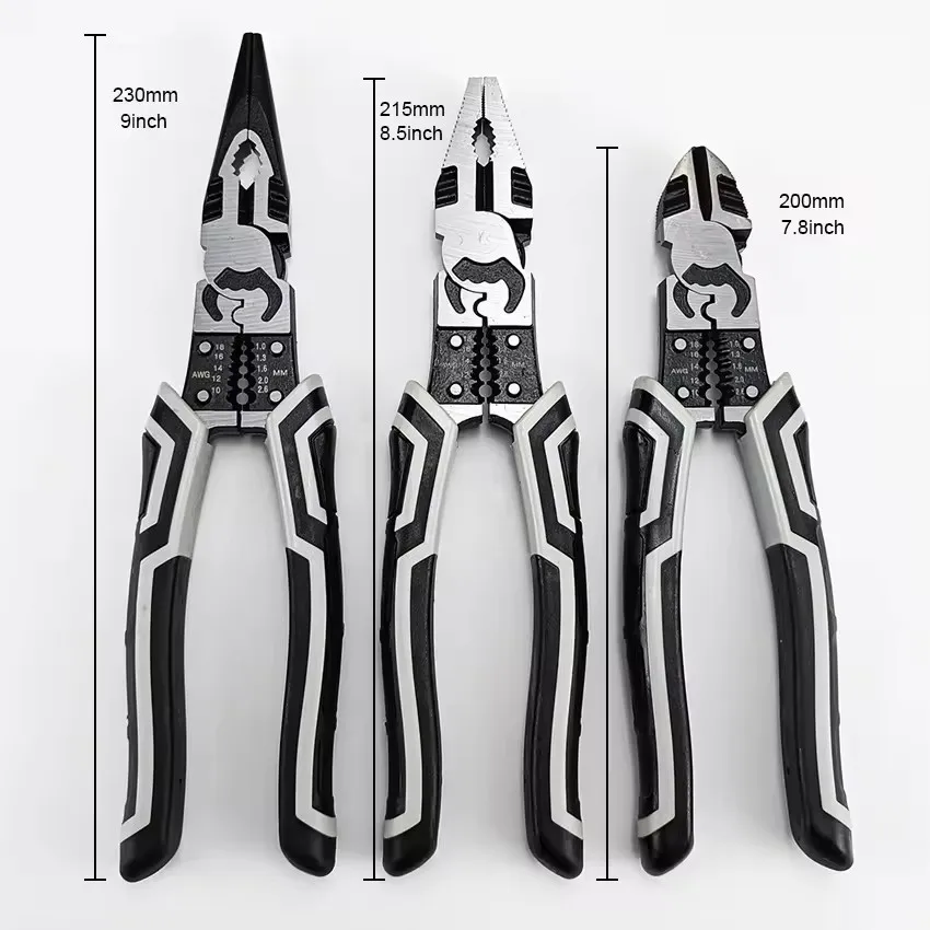 Factory wholesale pliers  of various specifications A set of multi-functional wire cutters