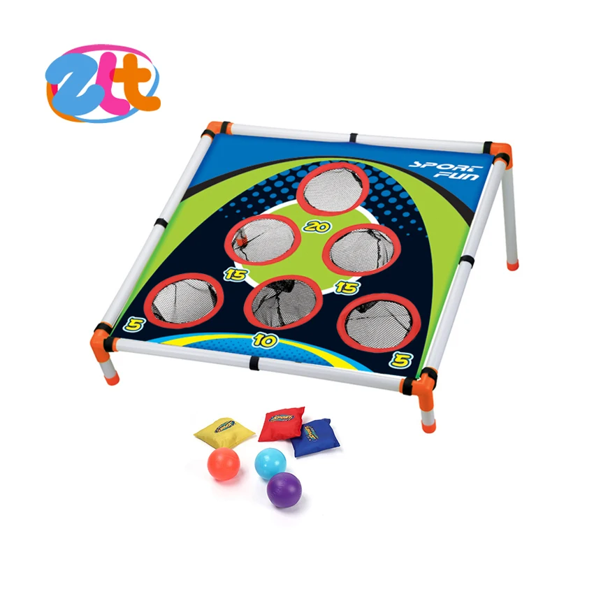 New designs bean bag toss games wholesale 6 cornhole game set