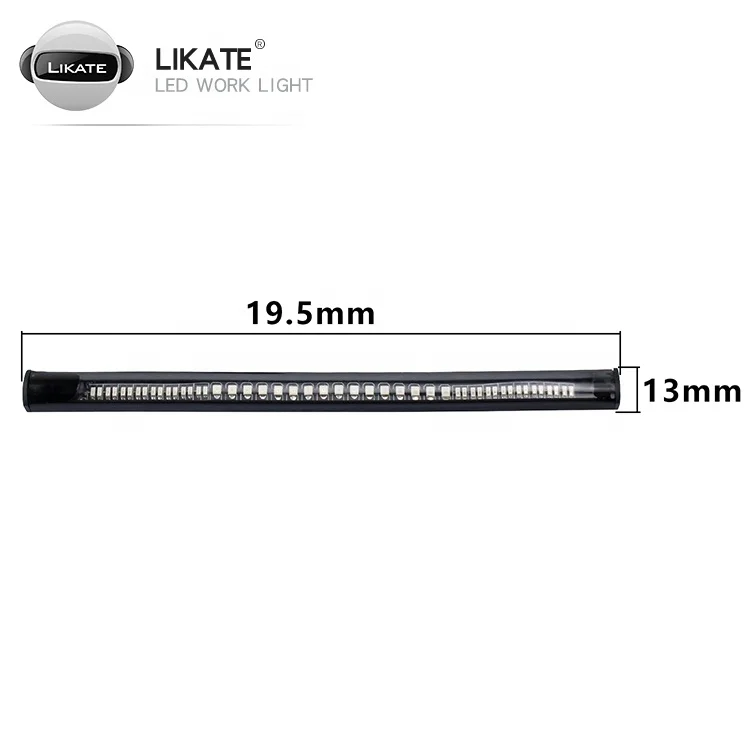 22 см фара для мотоцикла задней части автомобиля 3528 SMD 48 светодиодный стоп сигнал поворота интегрированный цвета-красный желтый цвет фонарь освещения номерного