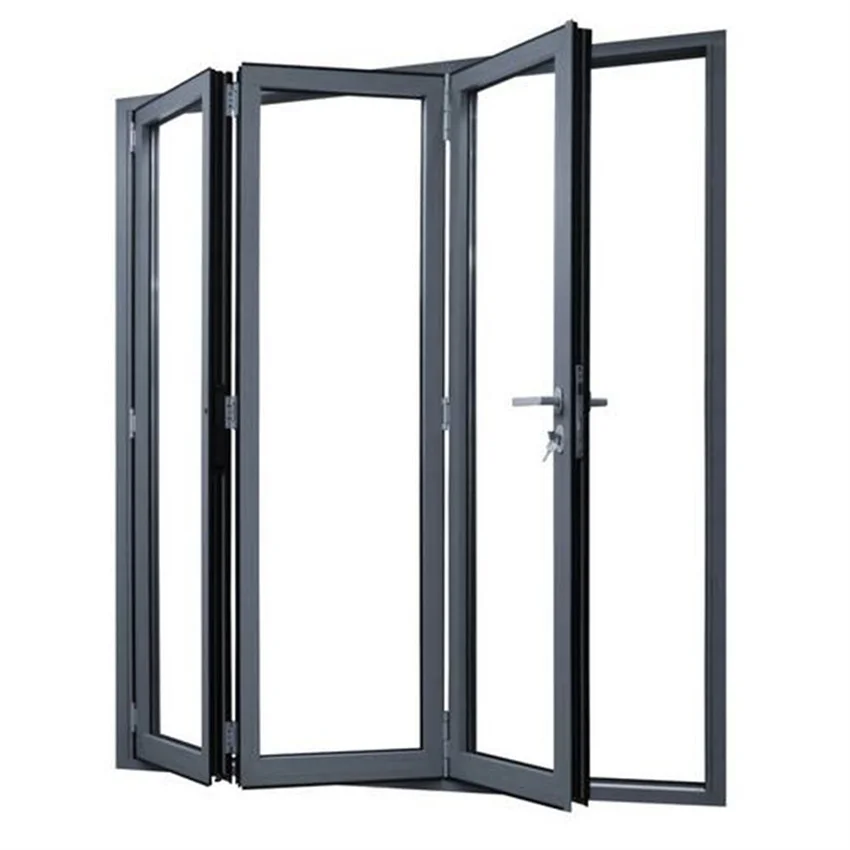 Factory Accordion Door Folding Interior Soundproof Bifold Doors Aluminium Folding Patio Door