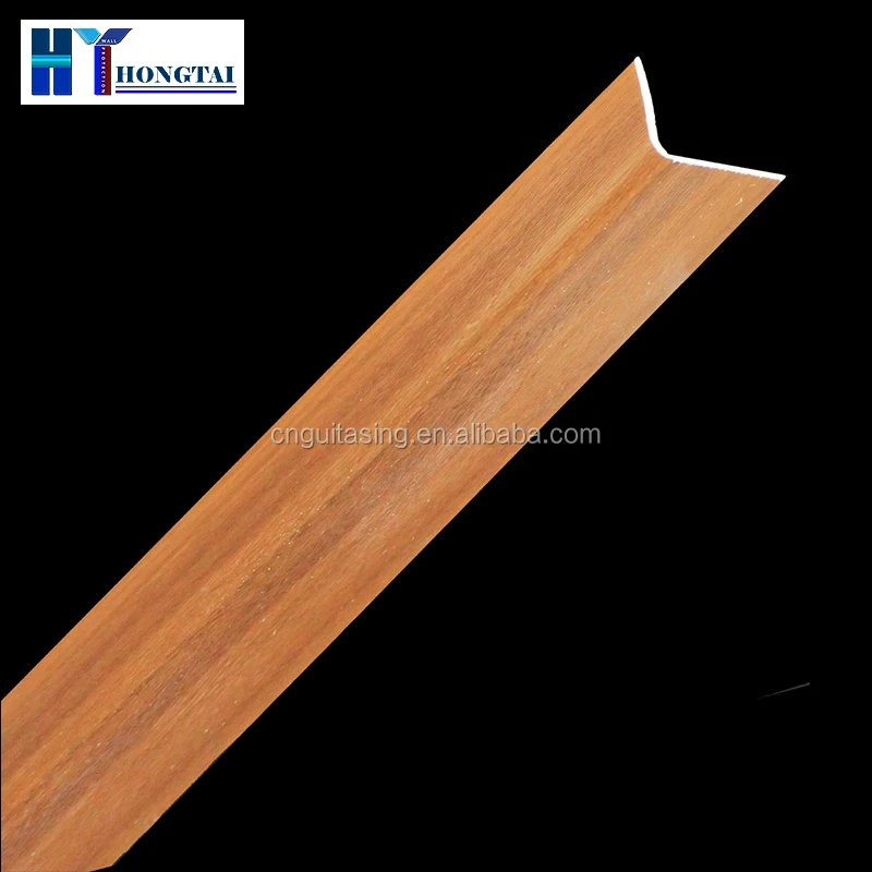 PVC Wooden Corner Guard Decorative Wall Protector