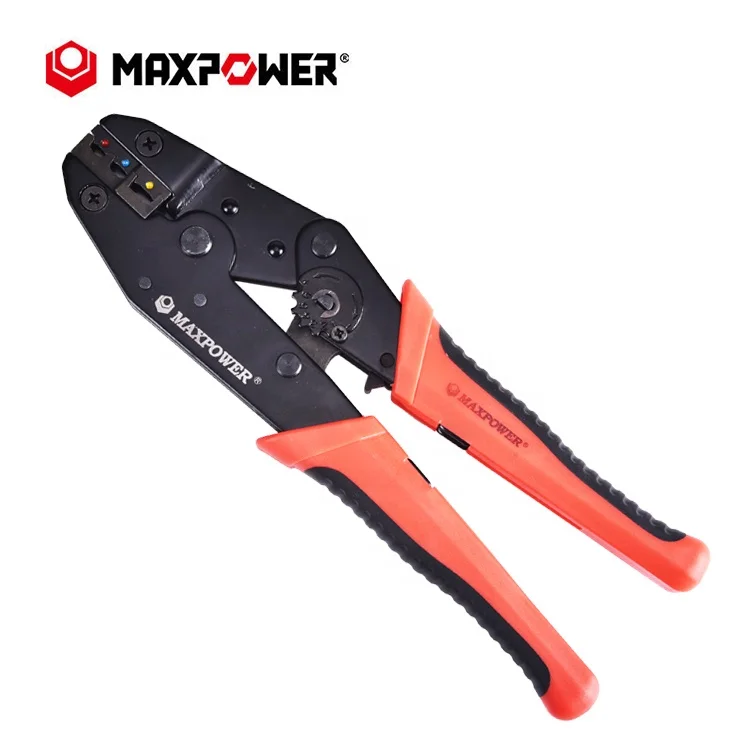 Maxpower 9in Solderless Crimp Terminals Ratcheting Crimping Tool for 0.5-1.5mm wire