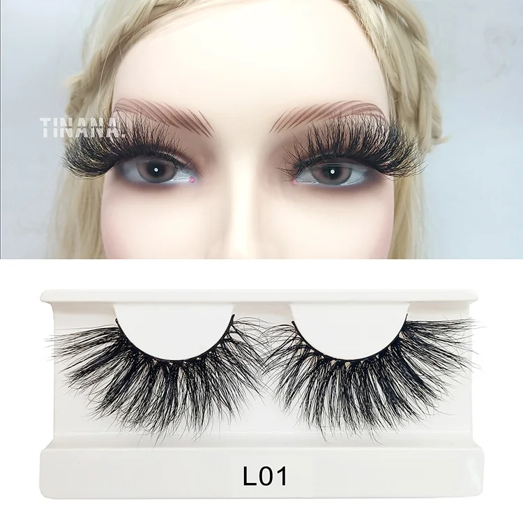 Lashes3d оптовый поставщик 25 мм ресницы 3d норковые с упаковкой для ресниц