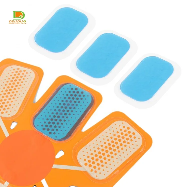 Body Abs Stimulator Gel Pads For EMS Abdominal Arm Leg Muscle Toner Gel Positioning Ems Abs  Replacement Electrode Gel Pads