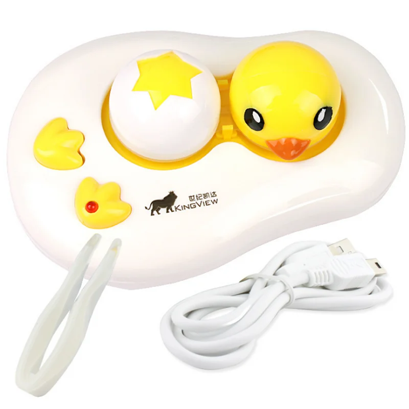 
Customized Mini Electronic Cute Automatic Ultrasonic Contact Lens Cleaner Machine Contact Lens Case with Tweezers 
