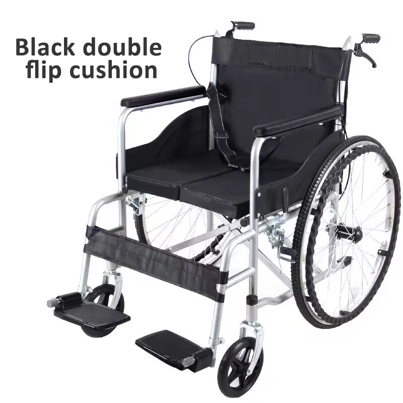 Manufacturer Portable Folding Aluminum Lightweight Wheel Chair Carbon Fiber Luxury Lightweight Manual Wheelchair