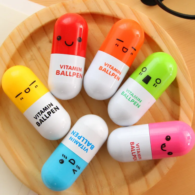 Top Sale Novelty Plastic Pill Ballpoint Pen