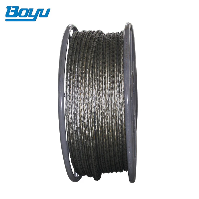 Anti-twisting Braided Galvanized Steel Wire Rope 12strand Braided