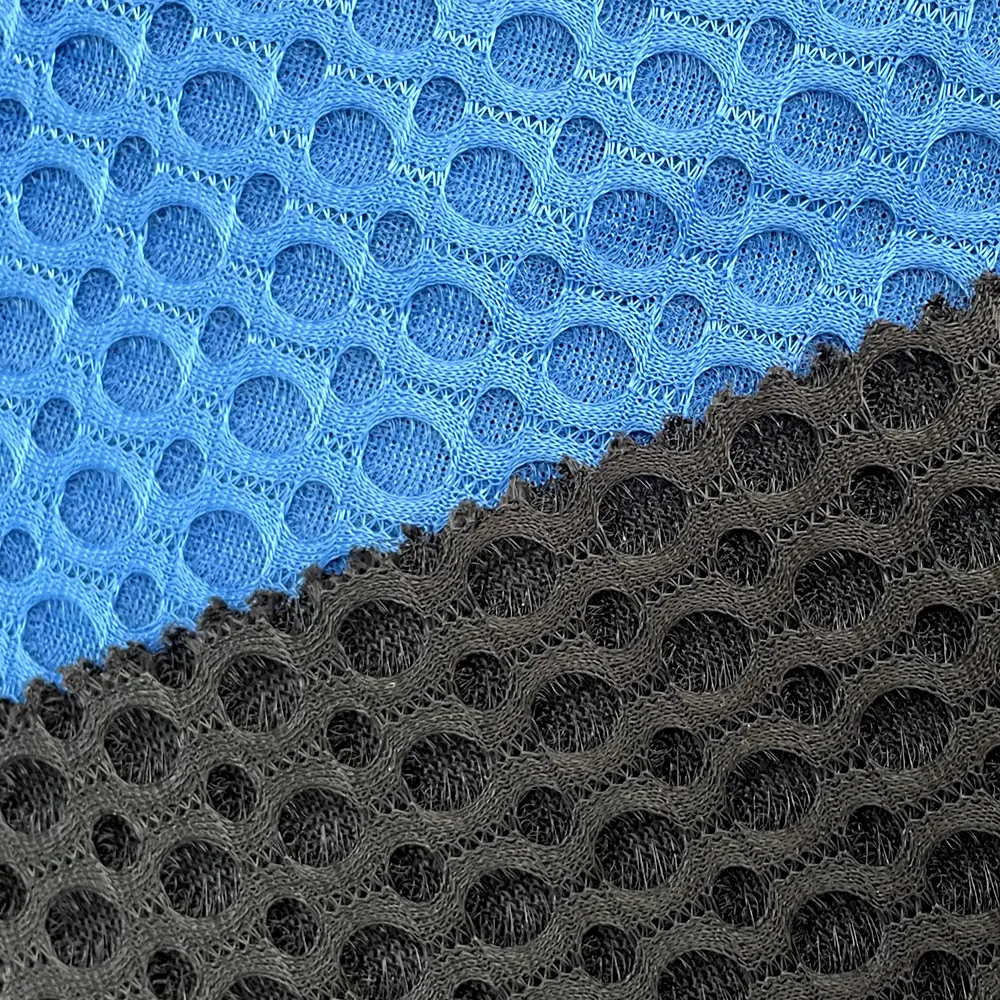Recycled Wholesale Price Shoe Material 3D Air Spacer Sandwich Mesh Fabric For Sports Shoes