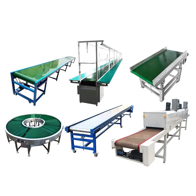 Custom  mini conveyor belt for injection machine  Wire Mesh Belt Chain Conveyor