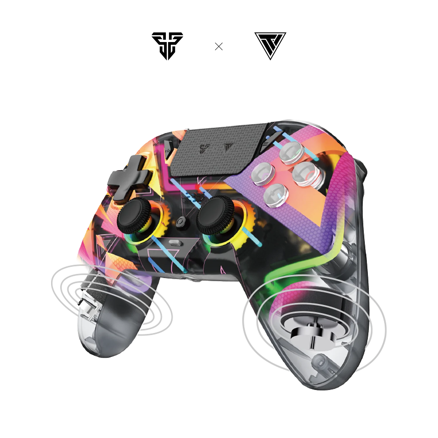 Fantech WGP14v2 Solaris Multi-Platform Wireless Gaming Controller BT/2.4GHz Connectivity, Vibration Gamepad