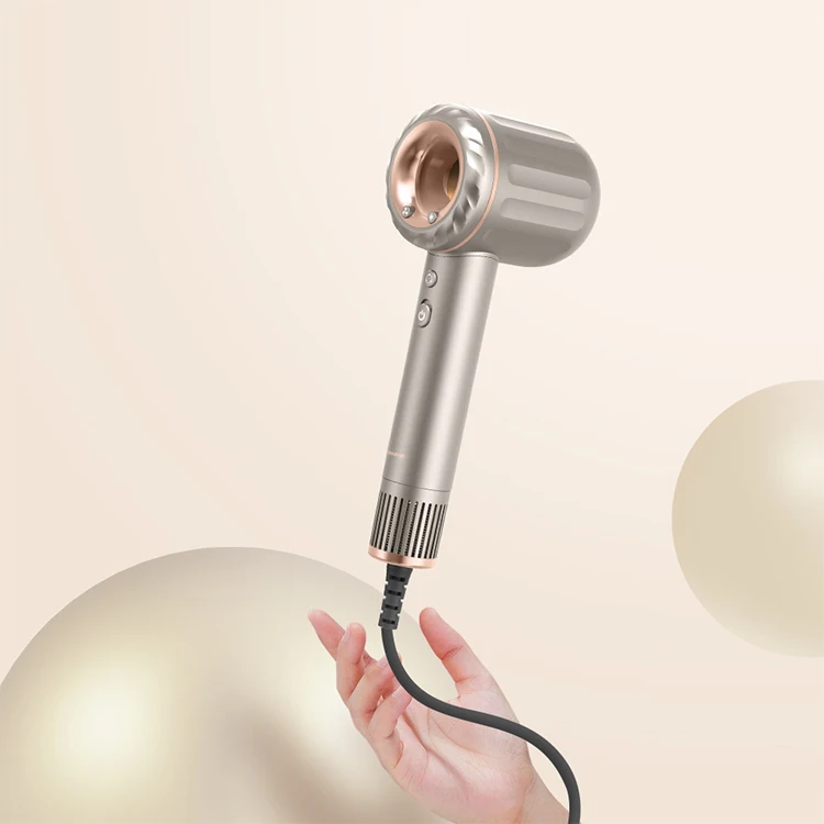 Factory price Professional Round Electric Hair Rotating Portable Hot Heat Air Comb Blow salon Dryer