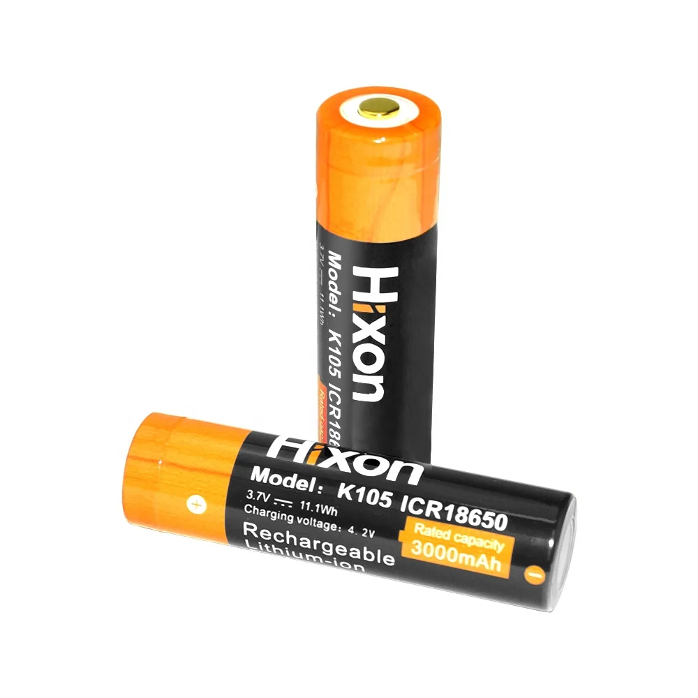 Цилиндрическая 18650 Батарея 3,7 V 3000mAh литиевая аккумуляторная батарея