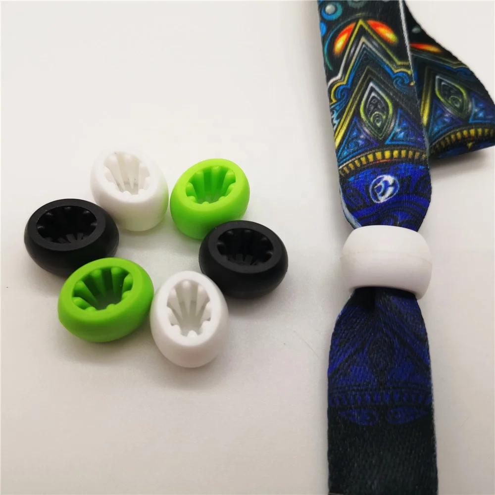 Высокобезопасный пластиковый раздвижной замок для текстильного плетеного праздничного браслета, застежка для браслета для вечеринки