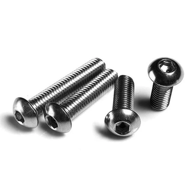 M3x6mm Titanium Alloy Button Head Torx Screws Bolts Head Bolts Screws