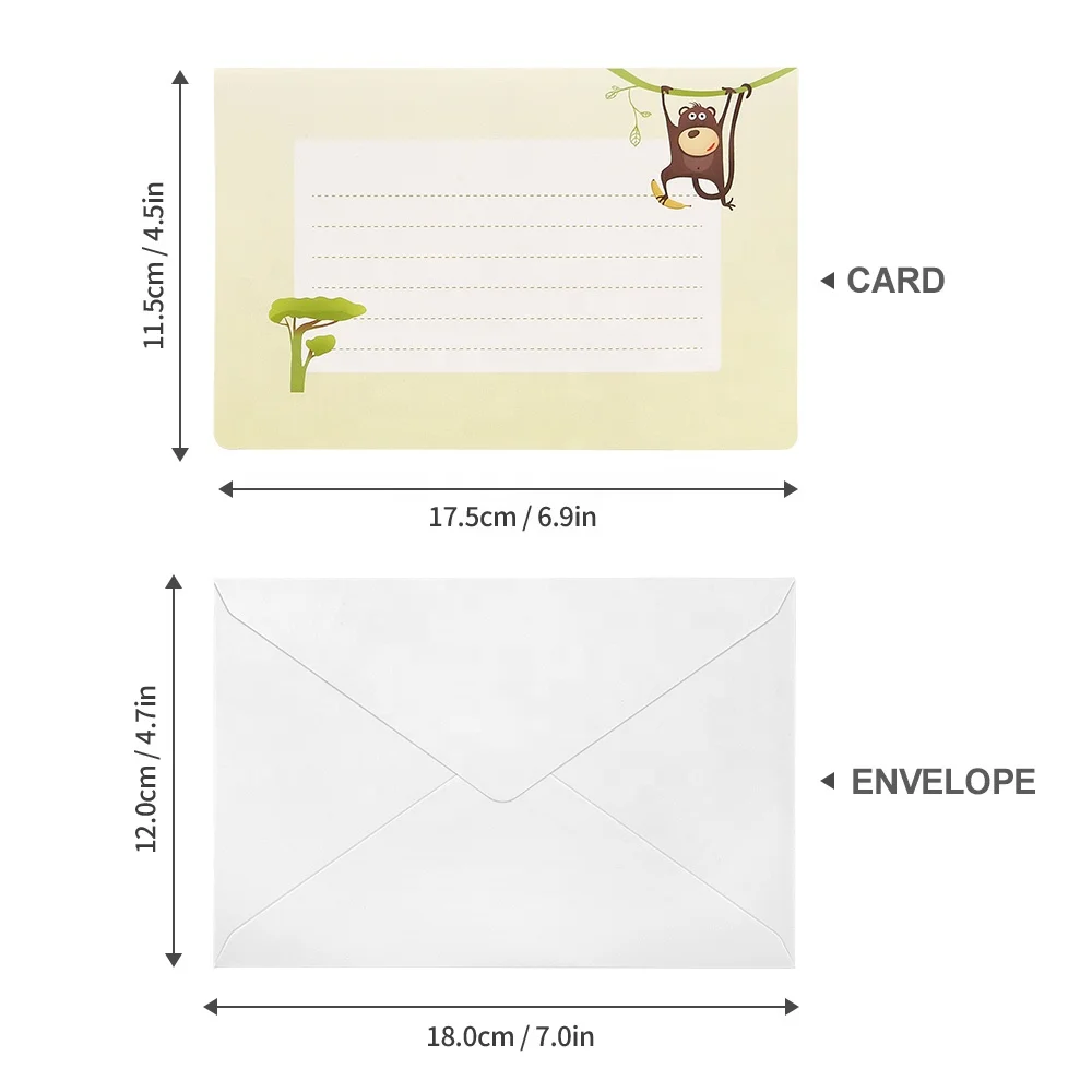 Cute Personalised Paper Handmade Animal 3D Pop Up Children Happy Birthday Greeting Cards with Envelopes Suppliers