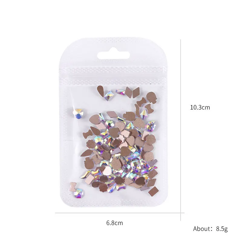 
Nail enhancement accessories flat bottom Rhinestone Nail Rhinestone international trade glass crystal Rhinestone 