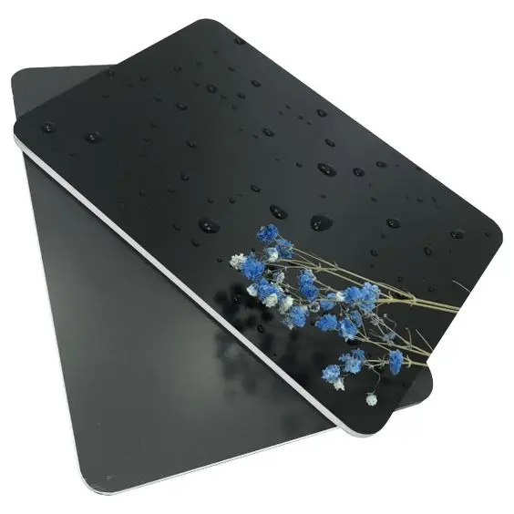 interior and exterior decoration Mirror finish building material aluminum composite panel