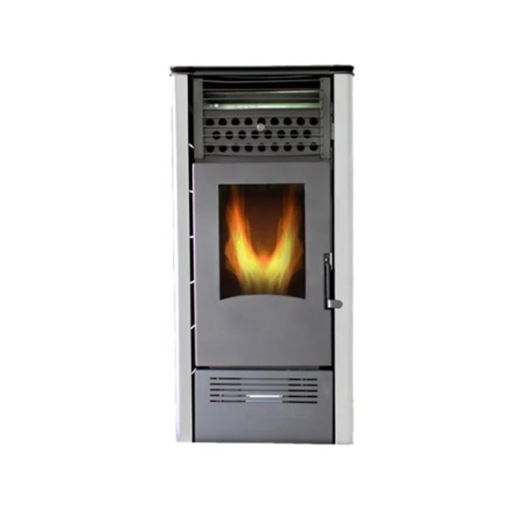 HEYING newest 12kw safe Modern design Wood Pellet indoor air pellet stove