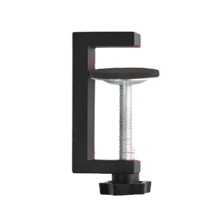 Порошковое покрытие в черном металлическом стальном гибком зажиме