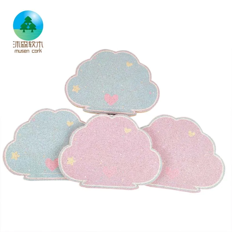 Unique design custom shape decorative cork board Cork Board Sheets