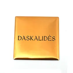 2023 Hot Sale Custom Stickers Etiquette Metal Luxury Labels For Perfume Pattern Printed Glass Bottle Candle Jar Circular Label