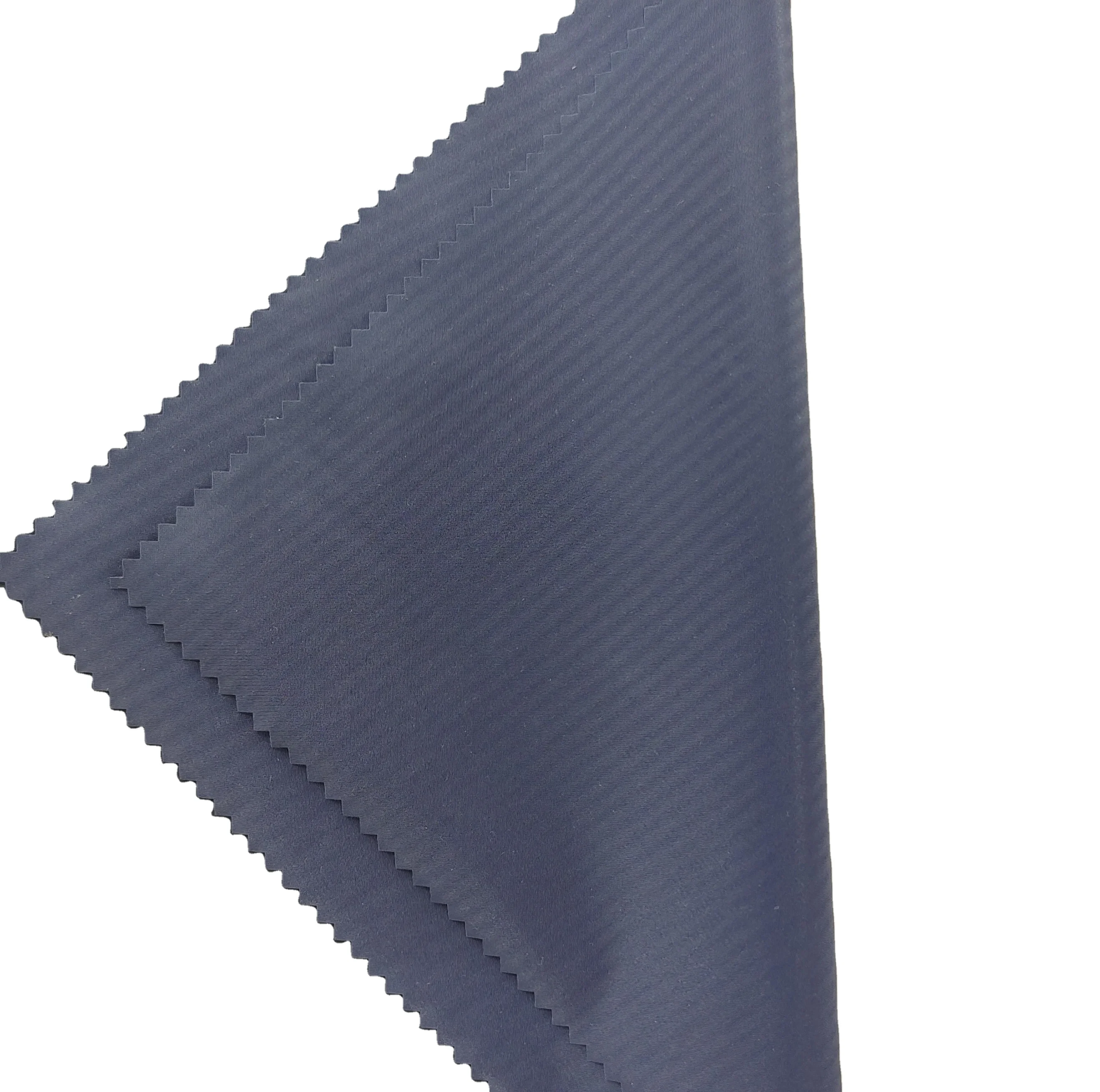 190T 100% nylon fabric taffeta with pvc coating waterproof down jacket down proof density fabric