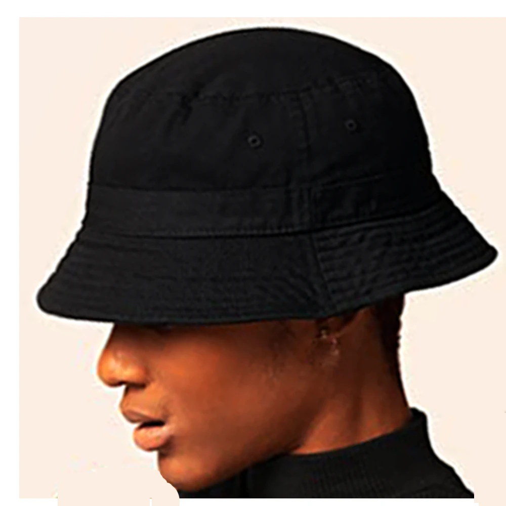 Custom Logo Cotton Bucket Hat Unisex Trendy Lightweight Outdoor Hot Fun Summer Beach Vacation Getaway Fishing Truck Cap