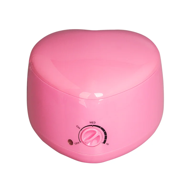 2024 New Natural Heart Shaped House use Beauty Products Hair Removal Wax Warmer Cheap Small Wax Heater Machine for Home & Beauty