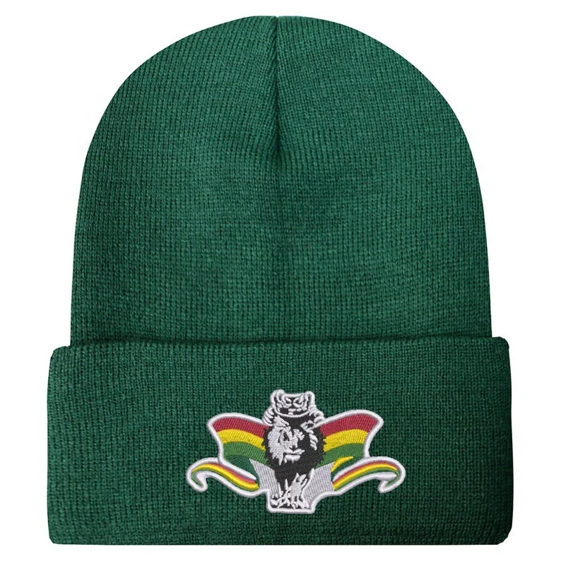 USA security winter hats Embroidered Winter Skull Beanie Hats