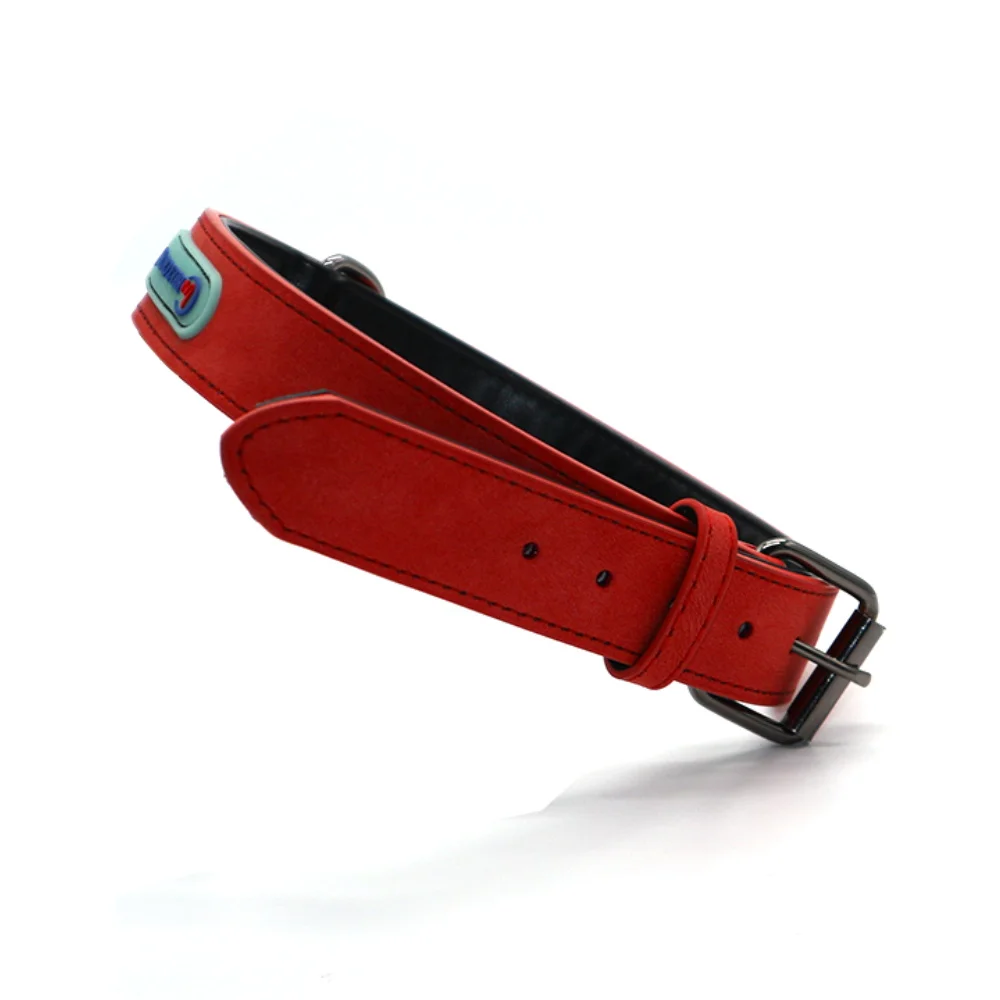 Belt Crown Wholesale New Arrival Fashionable Adjustable Leather Dog Collar Supplies dog martingale pet collar training