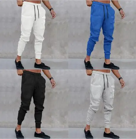 PASUXI 2024 Male Slim Fit Spring Cargo Pants Men Trousers New Classic Streetwear Casual Men Harem Jogging Pants