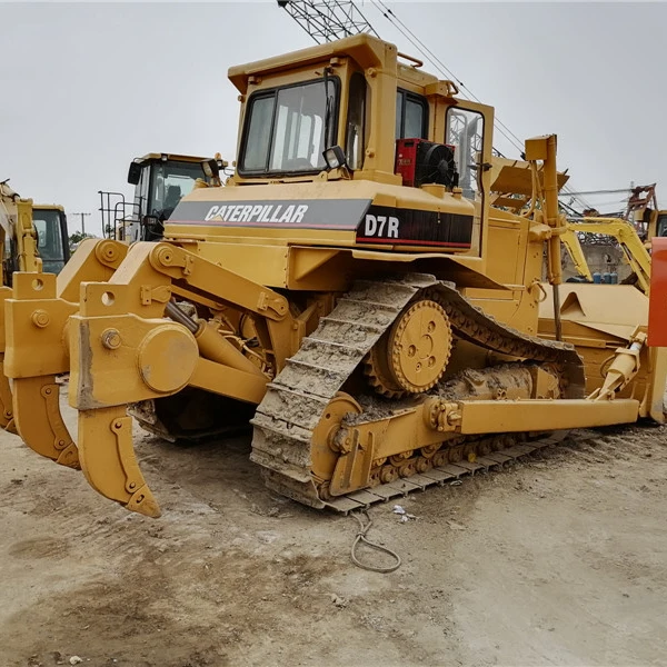 Japan used CAT bulldozer d7r original caterpillar D7R crawler bulldozer second hand d7 dozer caterpillar good condition