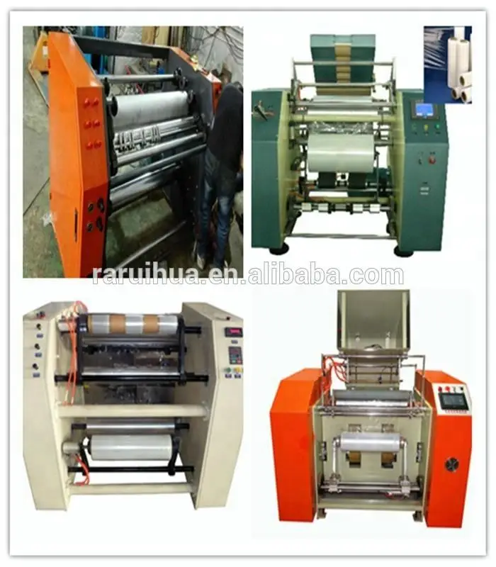 High Speed Vertical Type Automatic Stretch Film Winding Electrical Motor Rewinding Machine