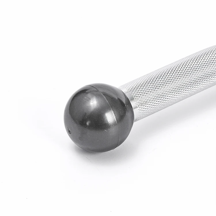 Chromed Straight Fitness Steel Cable Attachments Revolving Straight Tricep Lat Bar