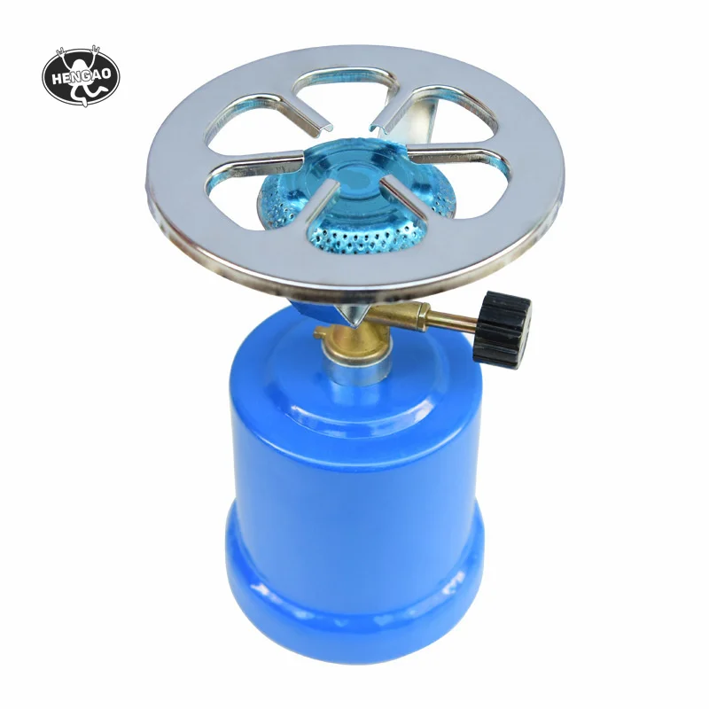 Height 26 inches Alpine stove blue iron durable ultralight gas burner with  190g cartridge high quality picnic gas stove