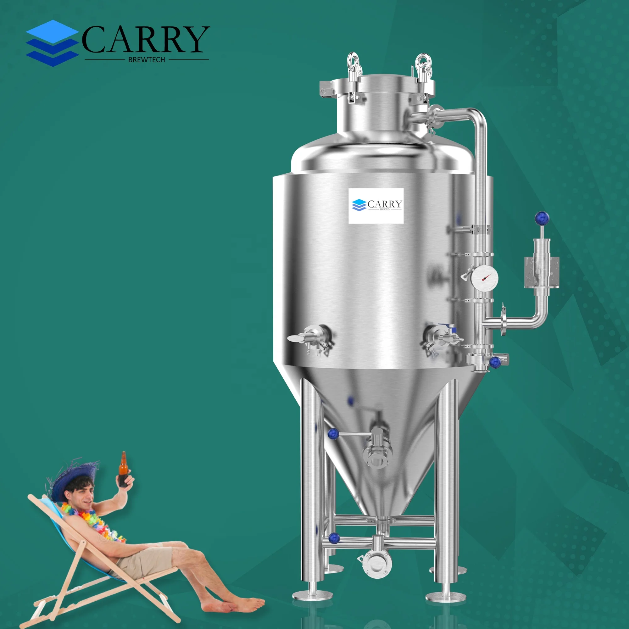 Оборудование для пивоварения 2BBL 3BBL 4BBL 304 из нержавеющей стали для продажи