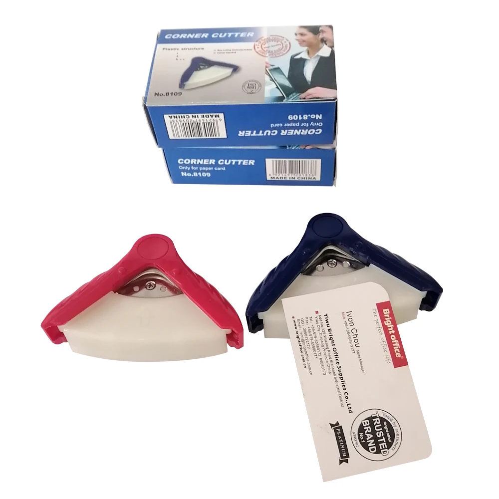 manual plastic R5 R10 size round corner cutter machine for photo paper laminated documents