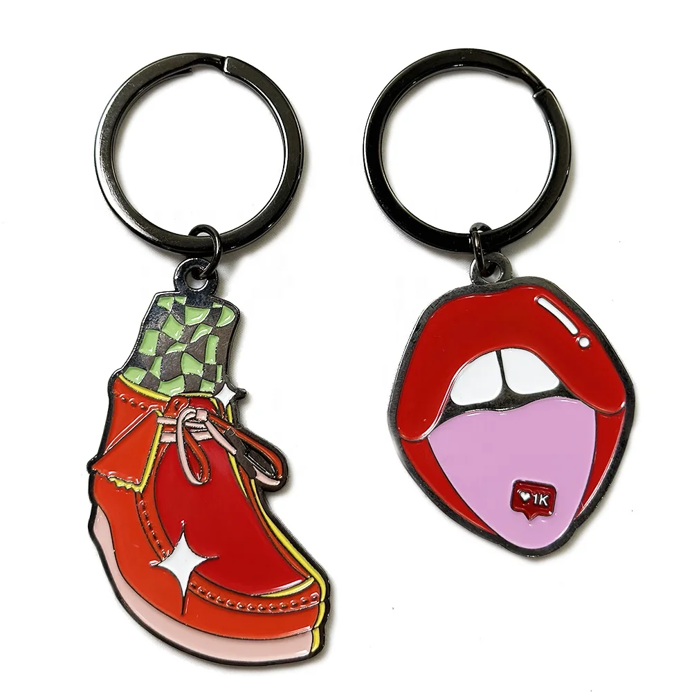 Key Rings Wholesale Blank Stainless Steel Keychain Tag Animal Chain Sublimation Keytags Customized Metal Keychains