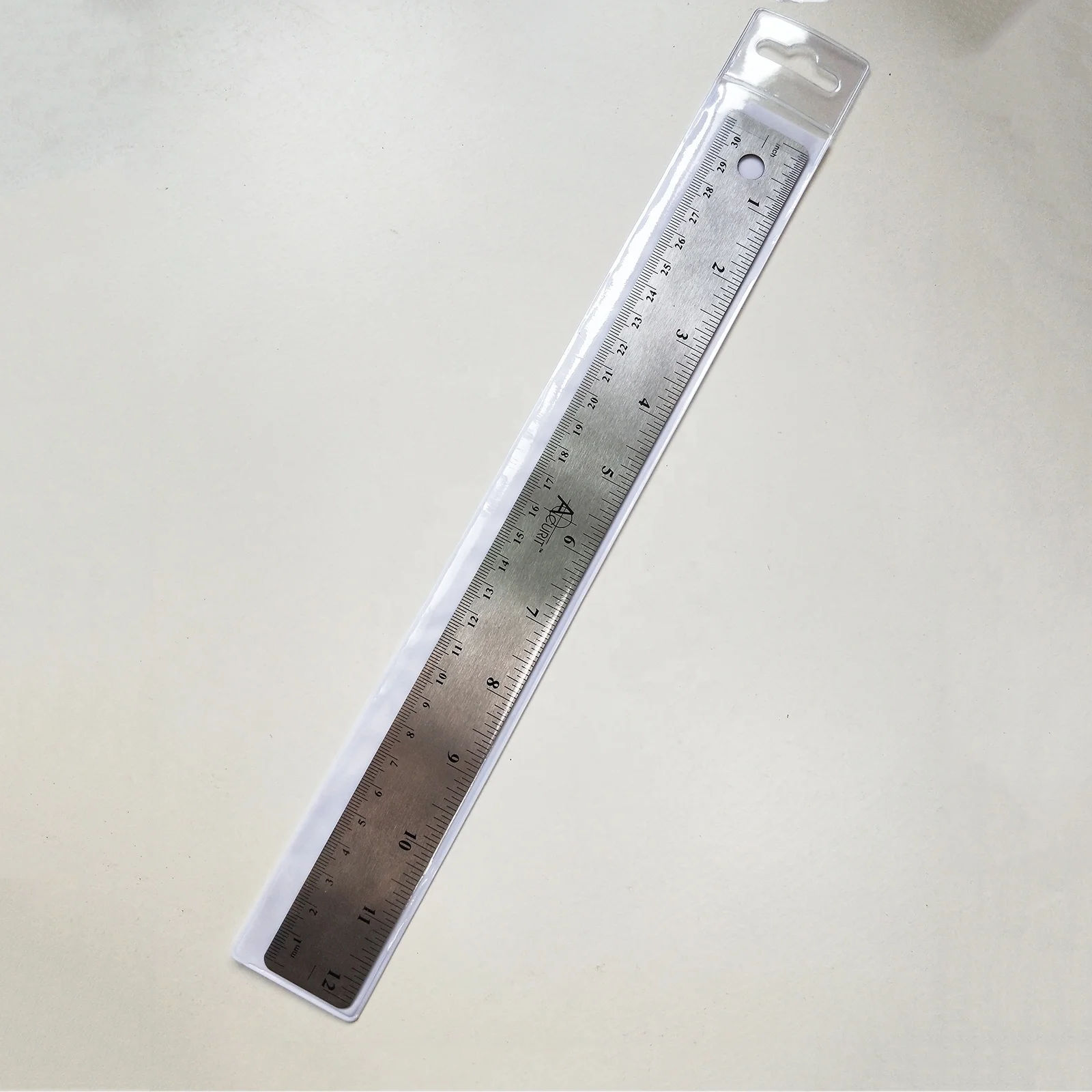 12 дюйма Пробка Резиновая линейка из нержавеющей стали