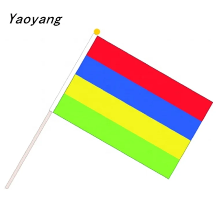 Czech Republic Stick Flag 14*21CM HandHeld Mini Small Hand Flag Window Hand Holding flags