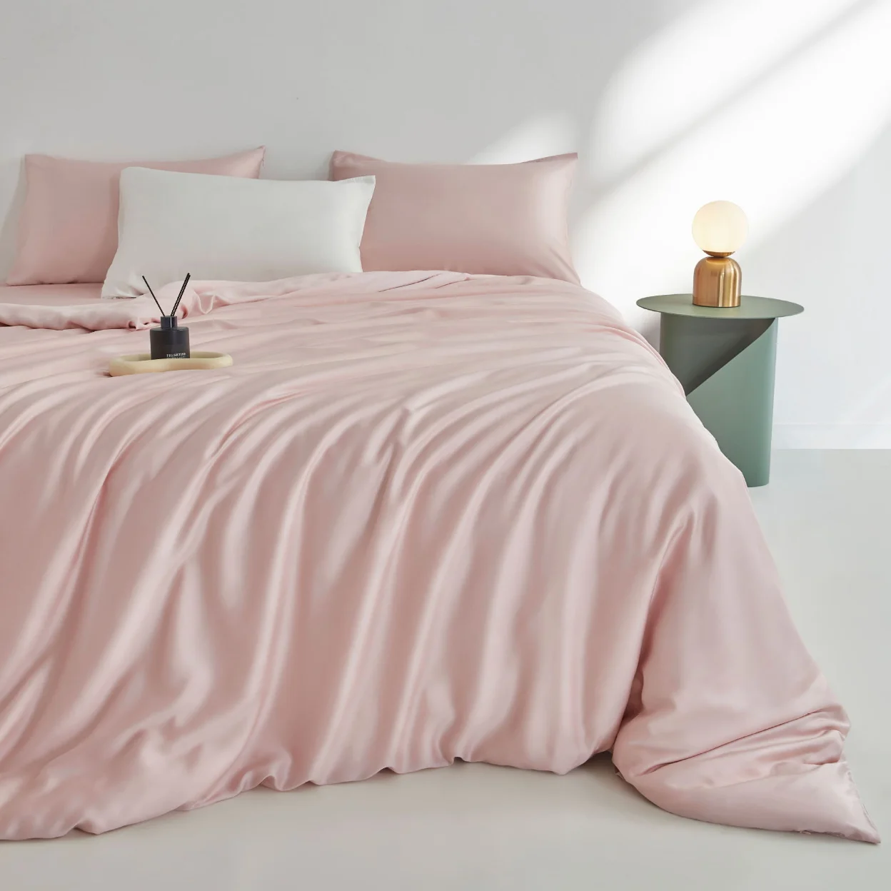 Custom 100% Tencel Lyocell Eucalyptus Fiber Pillow Case Slip Silk Pillowcase