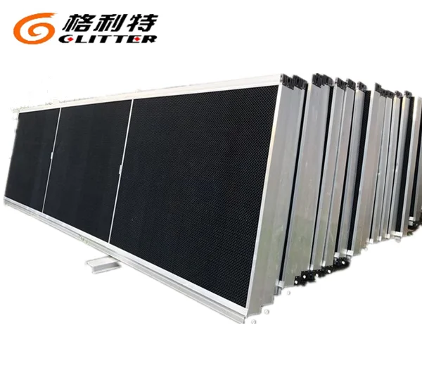 industrial mildew resistant plastic evaporative cooling pad black color