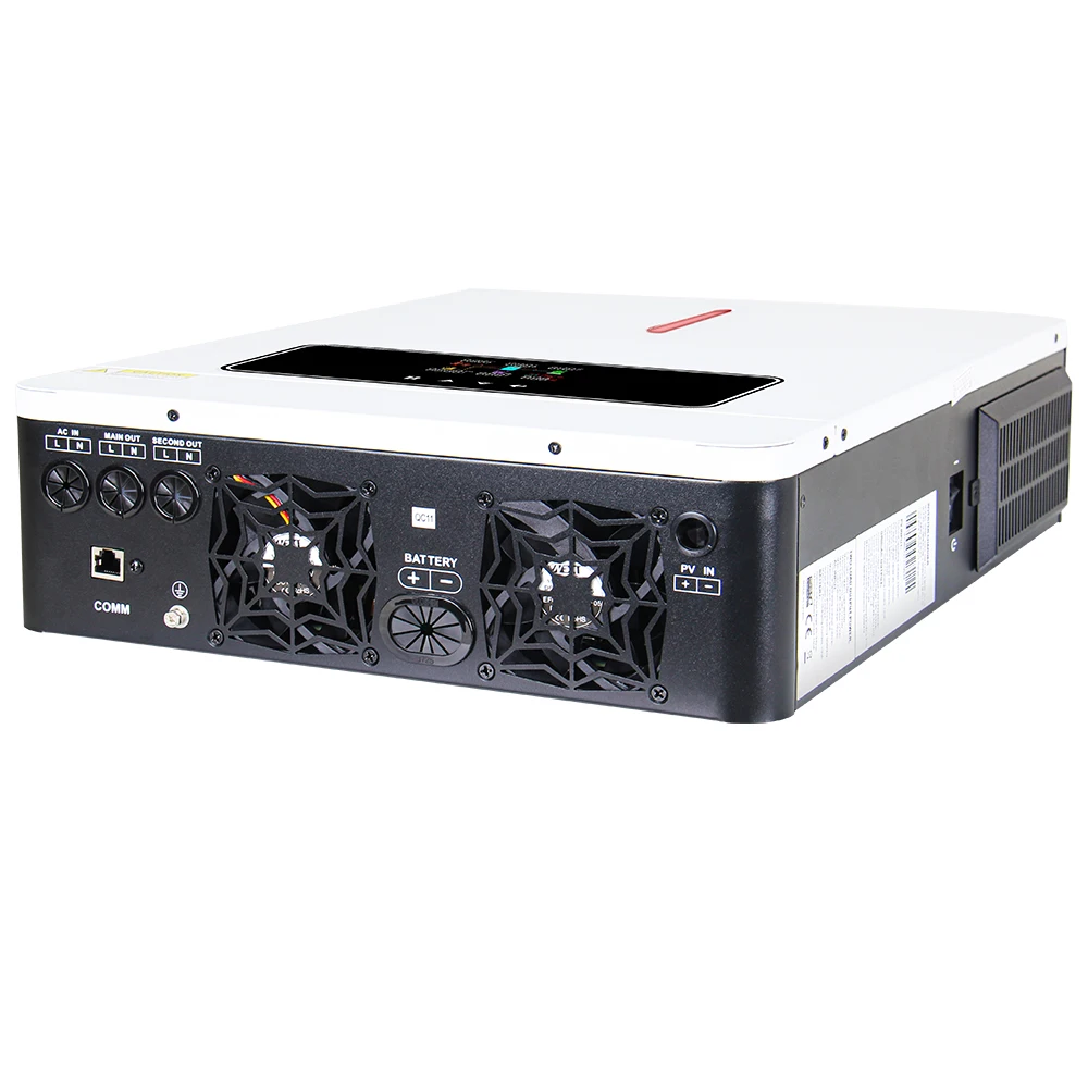 24 В 48VDC 3.6KW 6.2KW On-Off сетевой Гибридный солнечный инвертор Встроенный 120A MPPT Солнечный