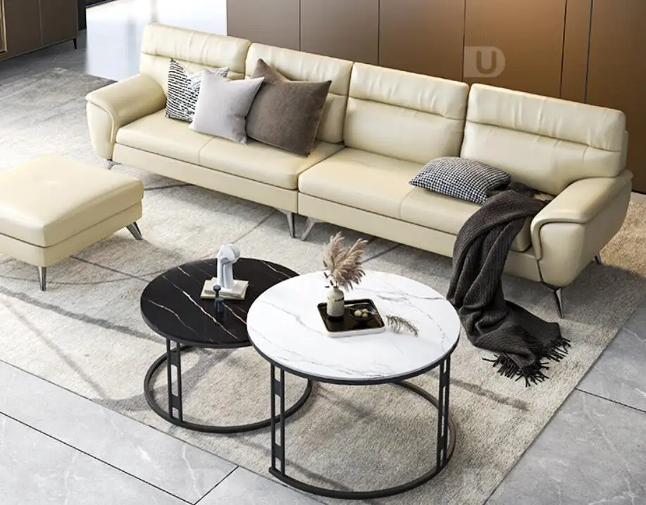 FKS-LX-8306 Living room furniture leather sofa set