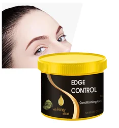 Customized Edge Control Vegan Men Organic Strong Hold Styling Hair Wax Wholesale Vendor Max Hold Edge Control